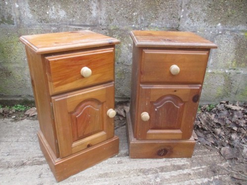 ducal pine bedside cabinets